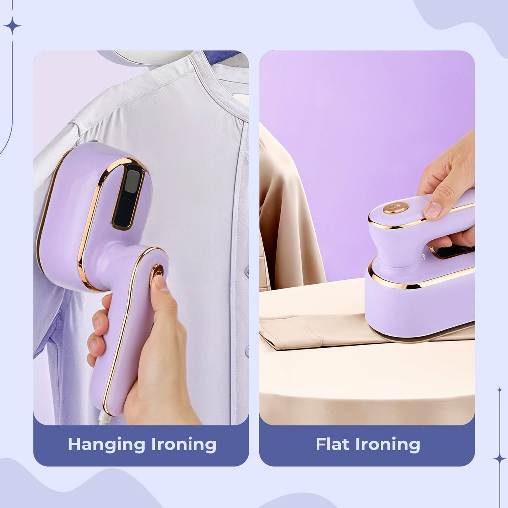 Micro Steam Iron - Portable & Travel Friendly Clothes Ironing Machine