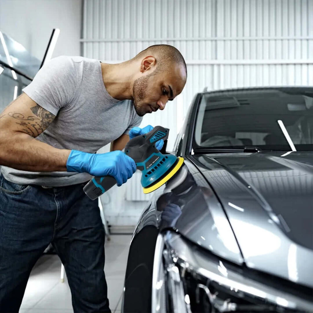 Cordless Electric Car Polisher Kit + 2 Free Batteries