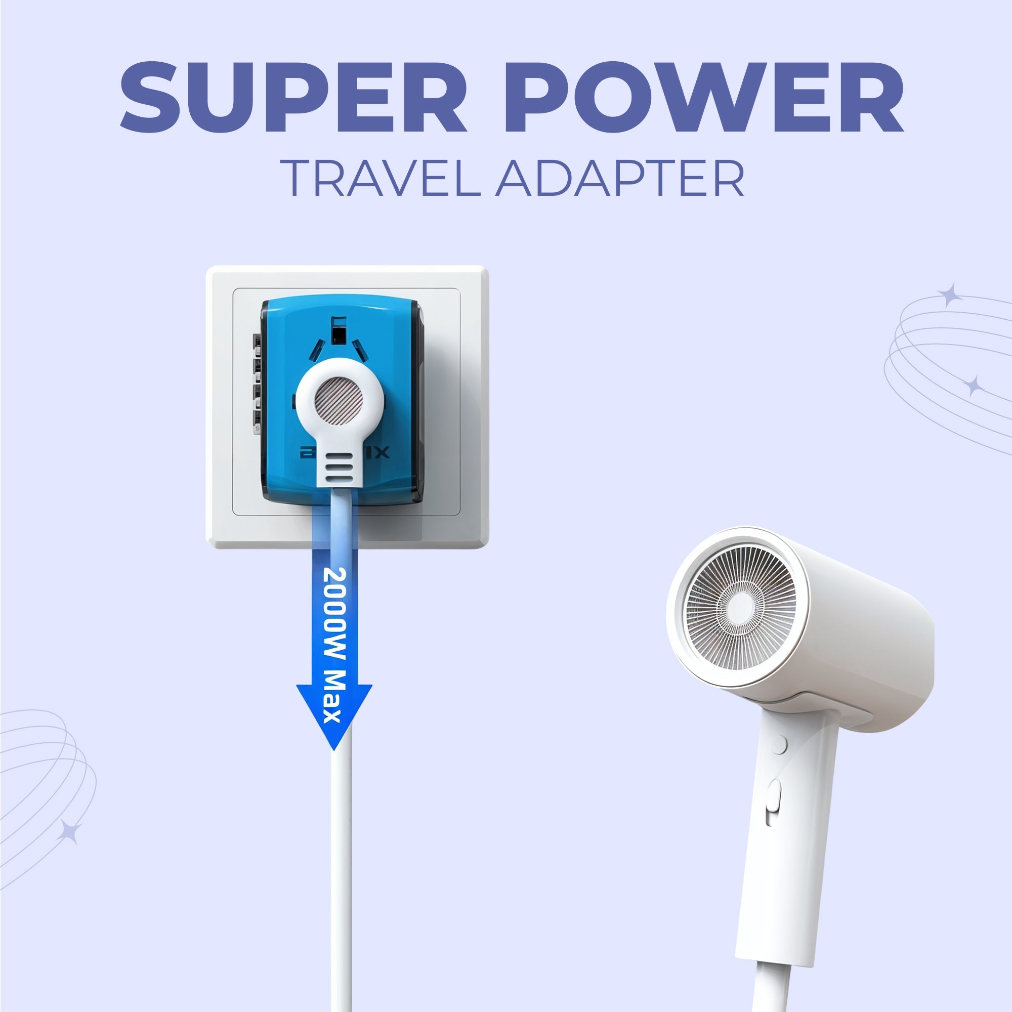 All-in-one Universal Travel Power Adapter