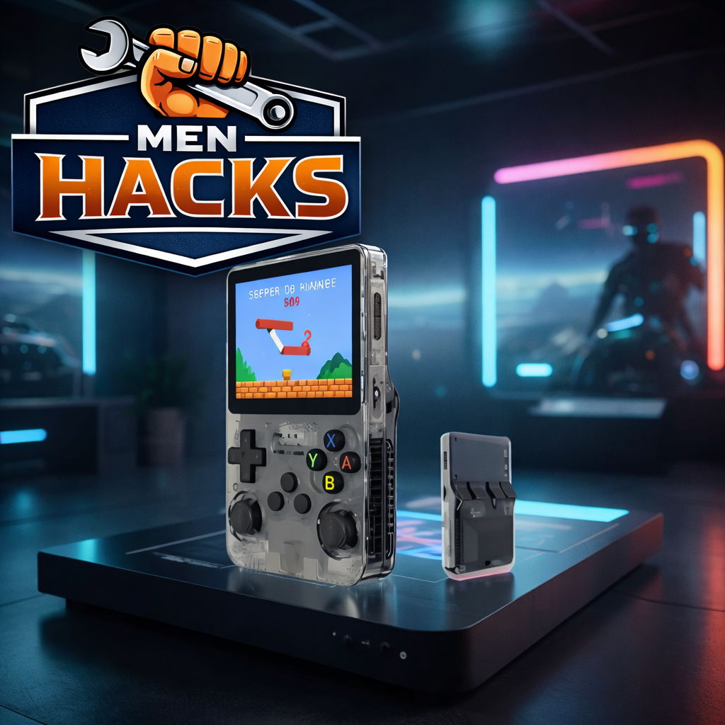 Retro Handheld Gaming Console with HD Screen & USB Charging