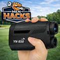 Golf Laser Distance Meter Rangefinder with Slope Adjusted Mode, Flag-Lock and Long Range Capability for Golf and Hunting