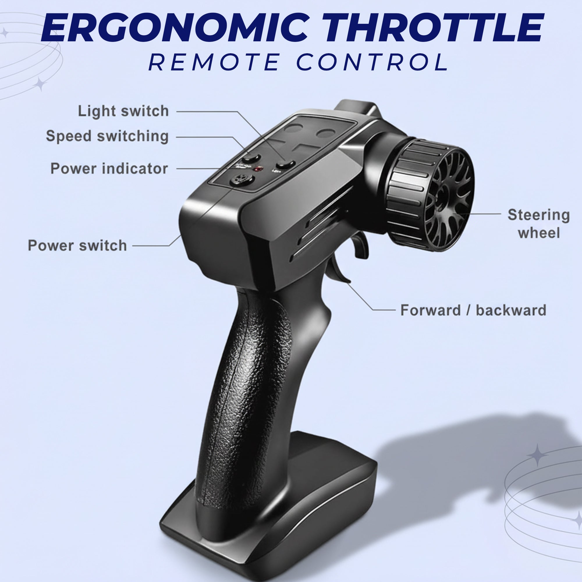 RC Drift Car – LED Lights, High-Speed 4WD & Drift Tires