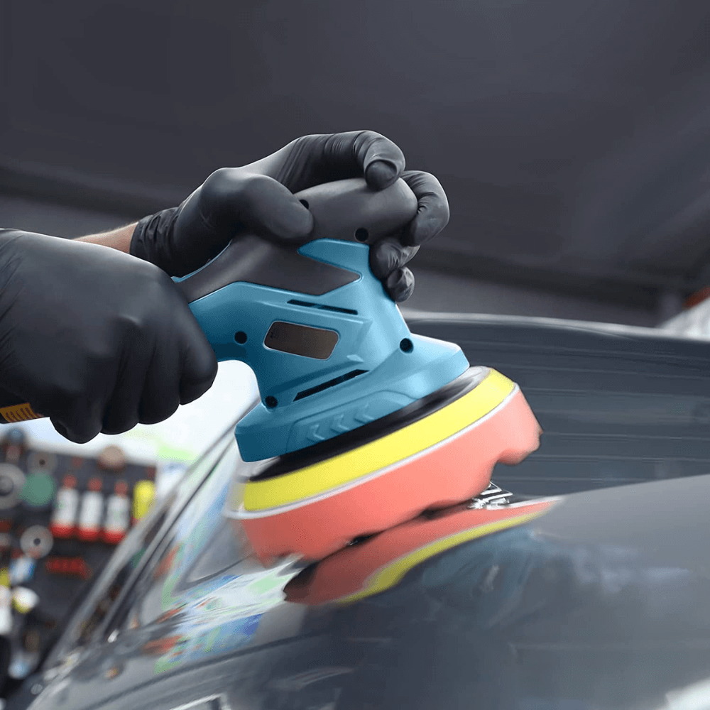 Cordless Electric Car Polisher Kit + 2 Free Batteries