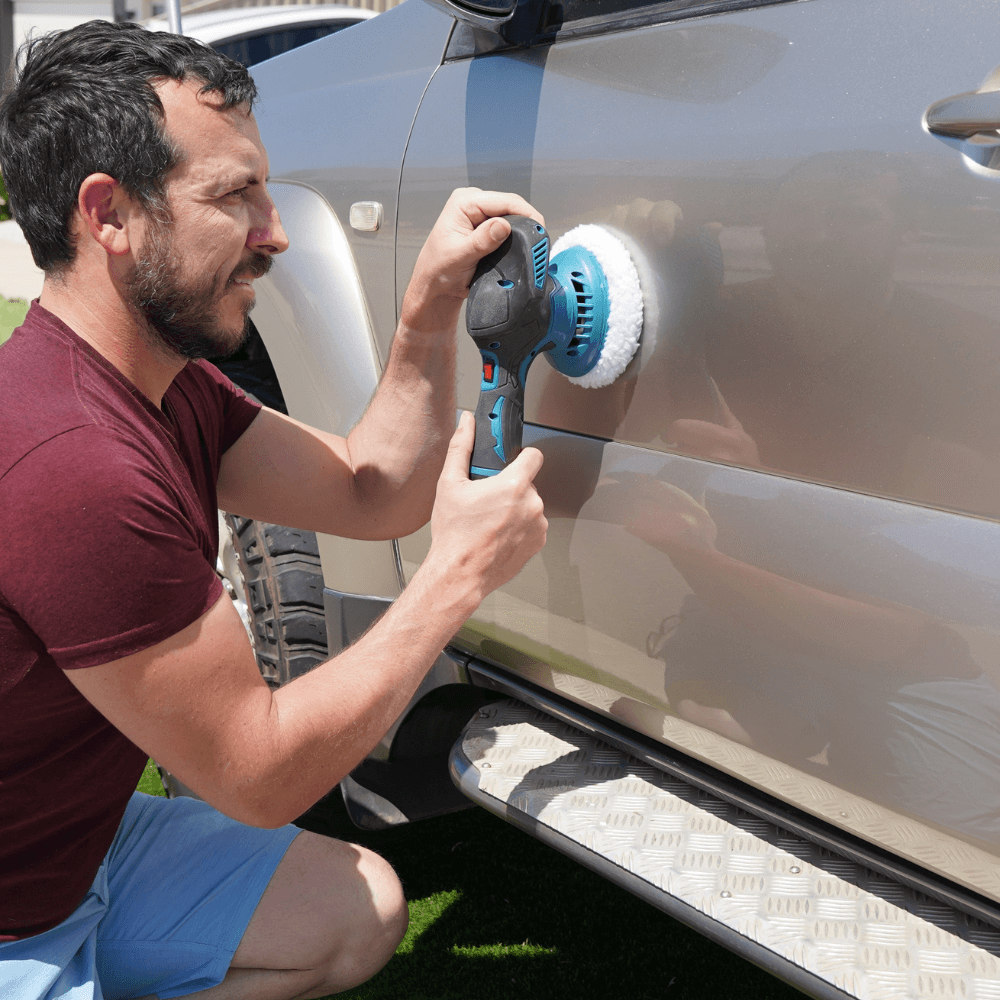 Cordless Electric Car Polisher Kit + 2 Free Batteries