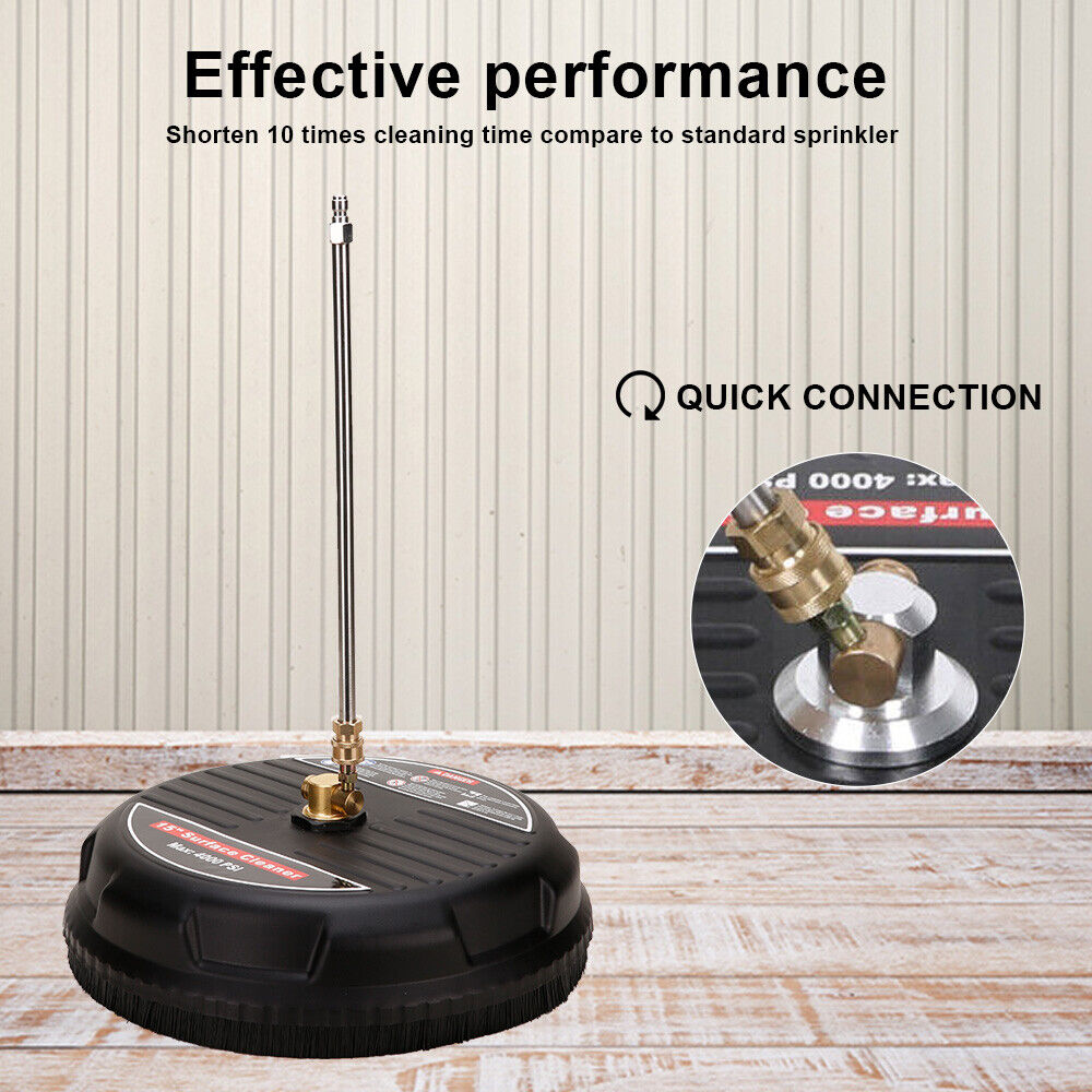 15 Inch Surface Cleaner Pressure Washer - Easy Instant Setup